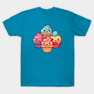 Adorable Cupcake Friends T-Shirt